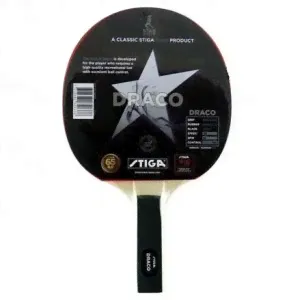 Ракетка н/т STIGA DRACO, для начинающ, накладка 1,5 мм, ITTF, прямая ручка