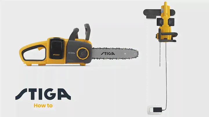 How to | How to assemble your battery chainsaw CS 300e Kit