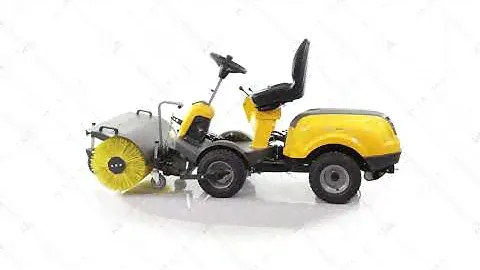 Снегоуборочный райдер Stiga Park 740 PWX 4WD 3D обзор