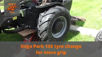 Замена шин Stiga Park 120 для улучшения сцепления на скользких склонах
