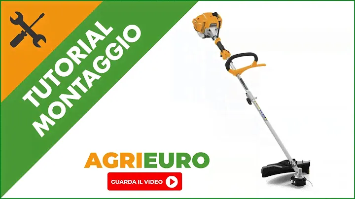 Decespugliatore a scoppio Stiga BC 330 A - 25.4 cc - ampiezza di taglio 43 cm: montaggio