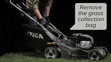 Stiga Twinclip Lawn mower How to prepare the 'Side discharge' function
