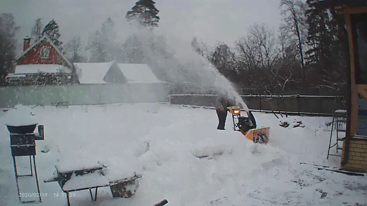 СНЕГОУБОРЩИК STIGA SNOW BLIZZARD в деле