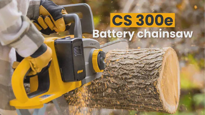 New STIGA cordless chainsaw:  CS 300e