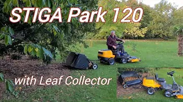 STIGA Park 120 with Leaf Collector