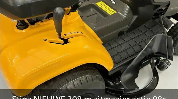 Stiga NIEUWE 398 m zitmaaier actie 98cm mulch of zijlossen