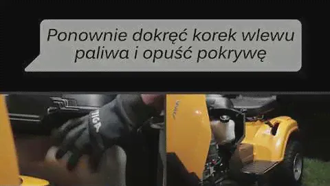 Napełnianie zbiornika paliwa - Traktor ogrodowy STIGA Tornado 2098 H - STIGA POLSKA