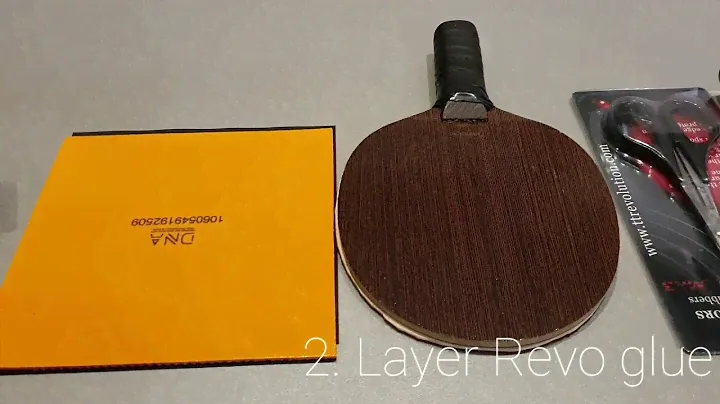 REvolution No.3 glue + REvo scissors + Stiga DNA PRO M