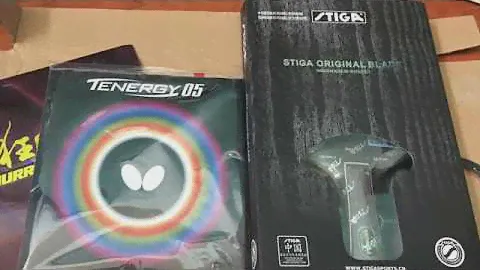 STIGA Ebenholz NCT VII Table Tennis Bat Assembled | DHS Hurricane Provincial | Butterfly Tenergy 05