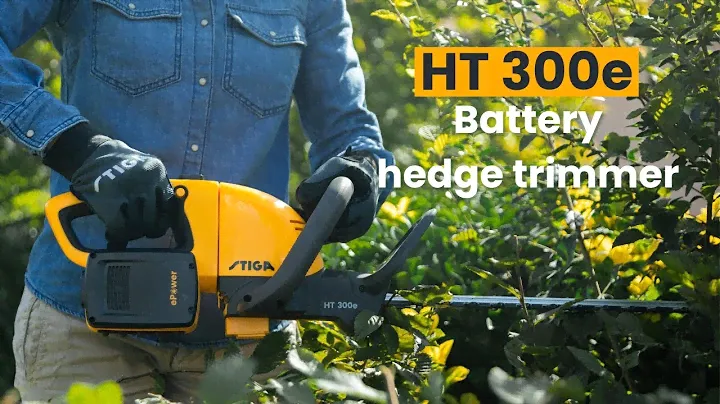 New STIGA cordless hedge trimmer:  HT 300e