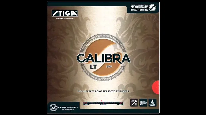 Реклама накладок Stiga Calibra