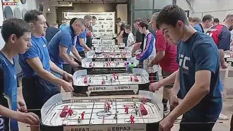 Чемпионат России по настольному хоккею.