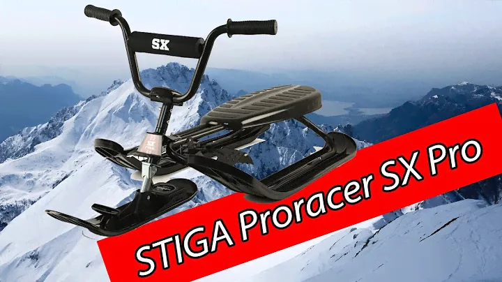 STIGA Snowracer SX Pro Unboxing/Testing  (Pulling with Snowmobile)